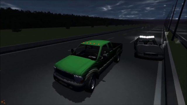 BeamNg Drive Alpha Police Car Chase Crash!