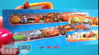 Disney Cars Toys Surprise Eggs Learn a Word! Funny Learning Party!