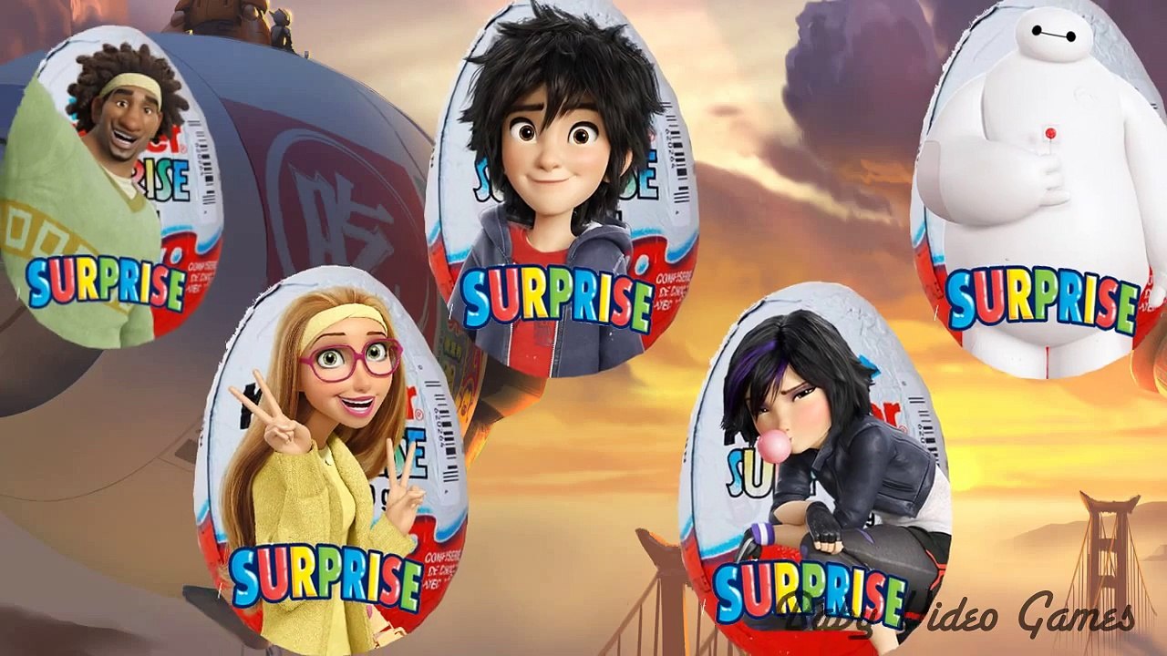 Big Hero Kinder Surprise Finger Family Song