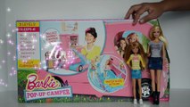 Barbie Pop-up Camper Abrindo Brinquedo meu Presente De Natal!!! Em Portugues Tototoykids