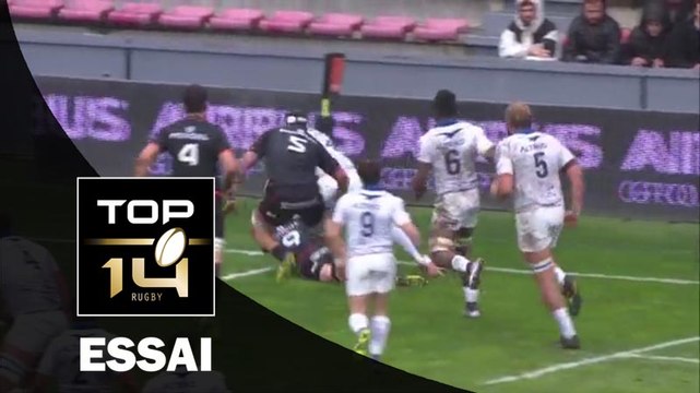 TOP 14 – Toulouse – Montpellier : 29-31 – Essai 2 Timoci NAGUSA (MON) – J16 – saison 2015-2016