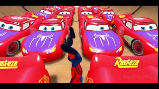 [EPIC SMASH PARTY] The Amazing SPIDERMAN & Custom MCQUEEN Disney Cars