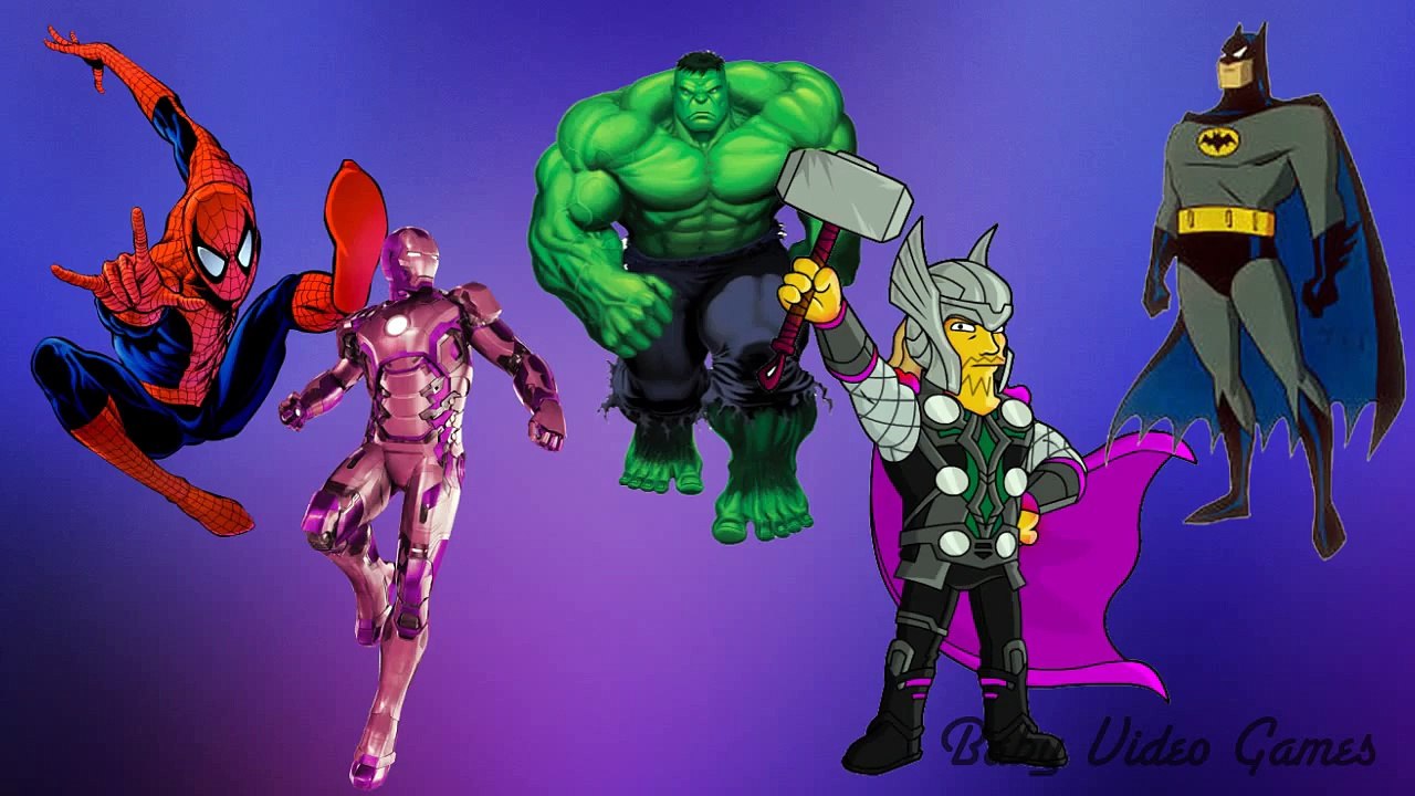 Finger Family Superheroes Nursery Rhymes