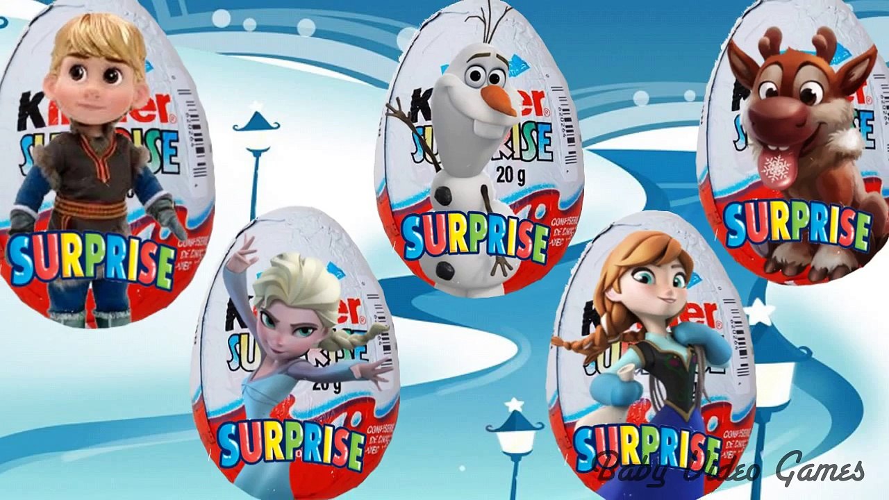 Frozen Kinder Surprise Nursery Rhymes Finger Family