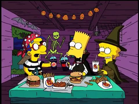 Burger King - Simpsons Spooky Light-Ups (2001, USA)