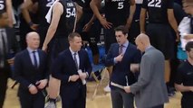 Chris Mack goes Bruce Lee on clipboard during game vs Seton Hall (FULL HD)