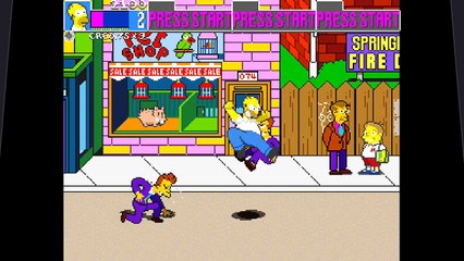 The Simpsons Arcade Game - Xbox 360 Gameplay