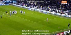 Gianluigi Buffon Incredible Free Kick Save - Juventus vs Inter Milan - 28.02.2016 HD