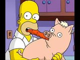 The Simpsons Movie - Spider Pig song Techno Remix