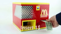 진짜 레고로 만든 맥도날드 햄버거 자판기