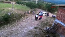 Man drives his Tractor Truck right into Familly and his Car!