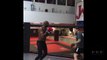 Jon Jones Training For His Rematch Against Daniel Cormier For The UFC Light Heavyweight Ch