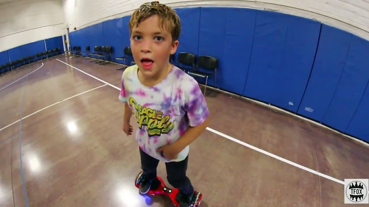 INSANE 7 YEAR OLD HOVERBOARD TRICKS AT THE SKATEPARK!