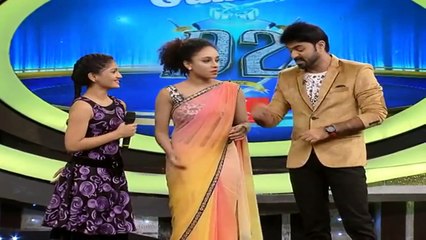 Pearle Maaney Hot Navel in Saree HD