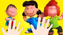 Snoopy and Charlie Brown Peanuts The Finger Family - Daddy Finger Song [Singer Snoopy]