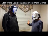 Helmets allows you to speak as Star Wars Droids!
