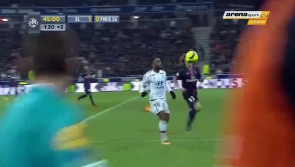 Sergi Darder Goal - Lyon 2 - 0 Paris SG - 28-02-2016
