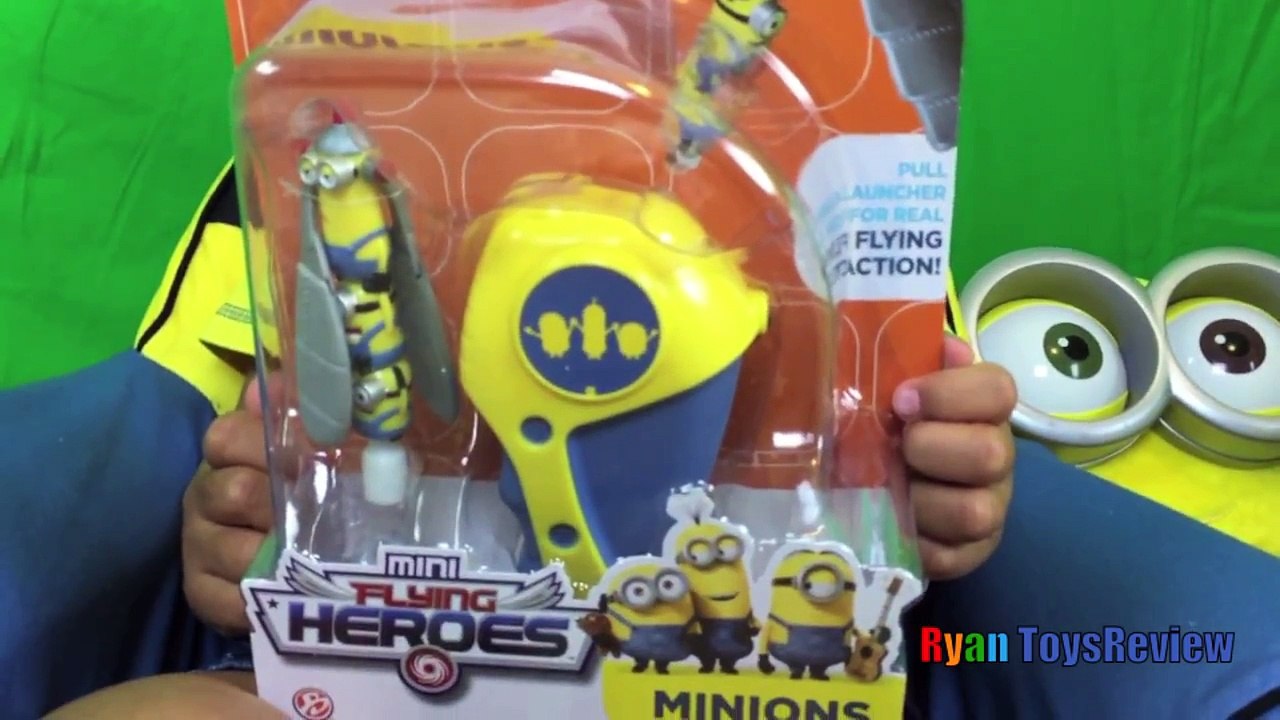 GIANT EGG SURPRISE MINION from Despicable Me kids Video Ryan ToysReview