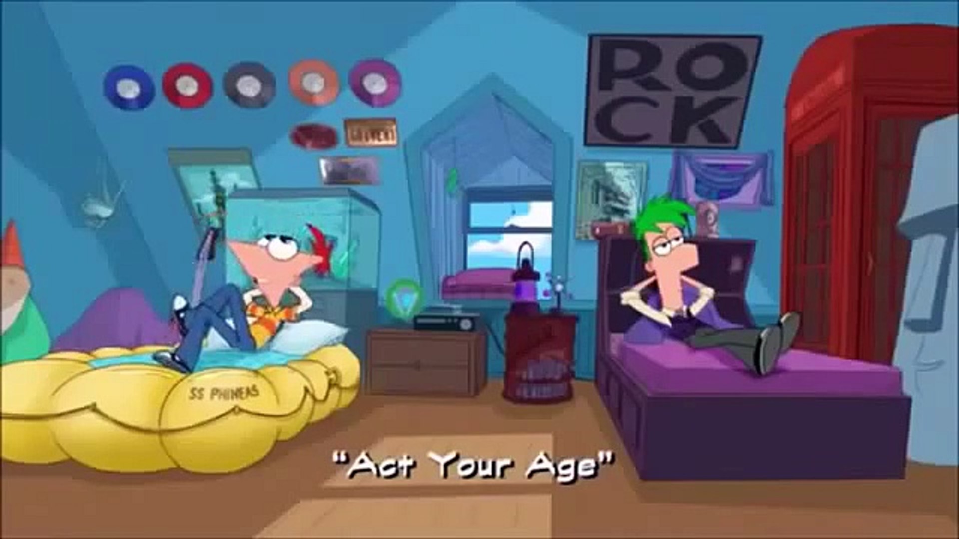 Phineas And Ferb Act Your Age Korean Fandub Video Dailymotion
