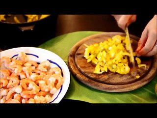 Gamberi all'orientale: videoricetta