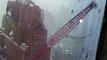 Horrifying moment a crane collapsed in New York