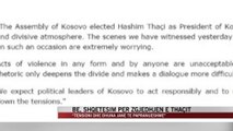 BE, shqetësim për zgjedhjen e Thaçit President - News, Lajme - Vizion Plus