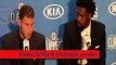 Clippers Blake Griffin & DeAndre Jordan having fun with media after win