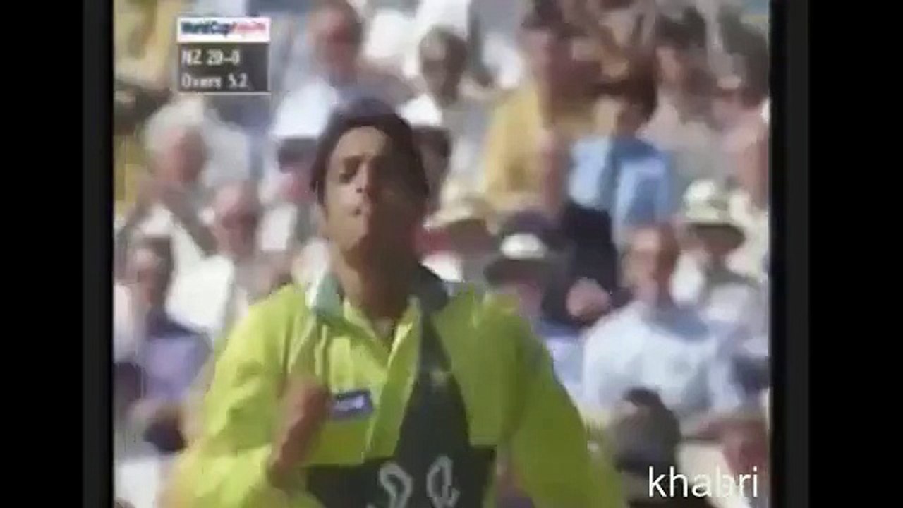 Shoaib Akhter 99 World Cup vs NZ Superb Bowling