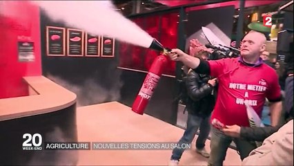 Salon de l'agriculture : des éleveurs en colère s'en prennent au stand Charal