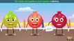 Pomegranate Fruit Rhyme for Children, Pomegranate Cartoon Fruits Song for Kids