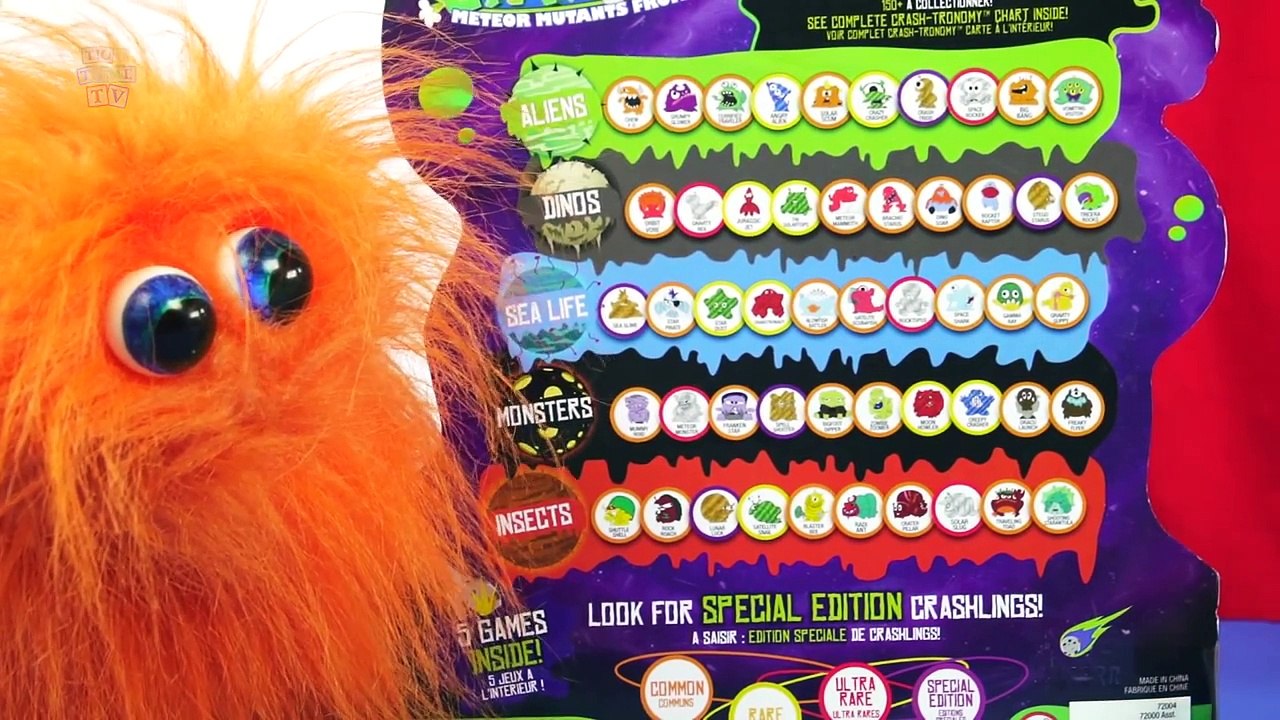 Crashlings Meteor Mutants From Outer Space Monsters Series one 10 Pack Toy Review