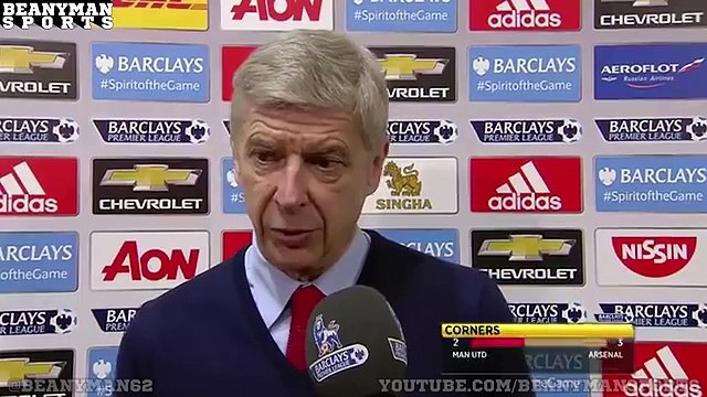 Manchester United 3-2 Arsenal - Arsene Wenger Post Match Interview - 'We Must Come Back Stronger' -