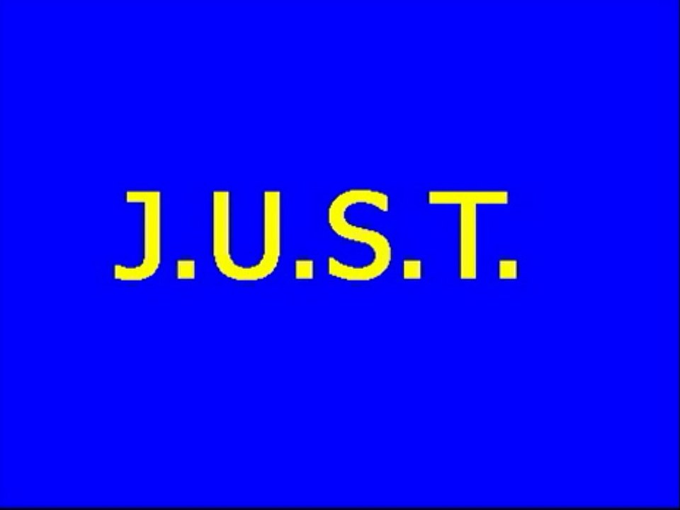 J.U.S.T. - You can do it