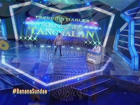 Banana Sundae: Presidentiables' Tawag Ng Tanghalan