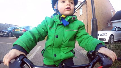 dylans first time on a bike 2016