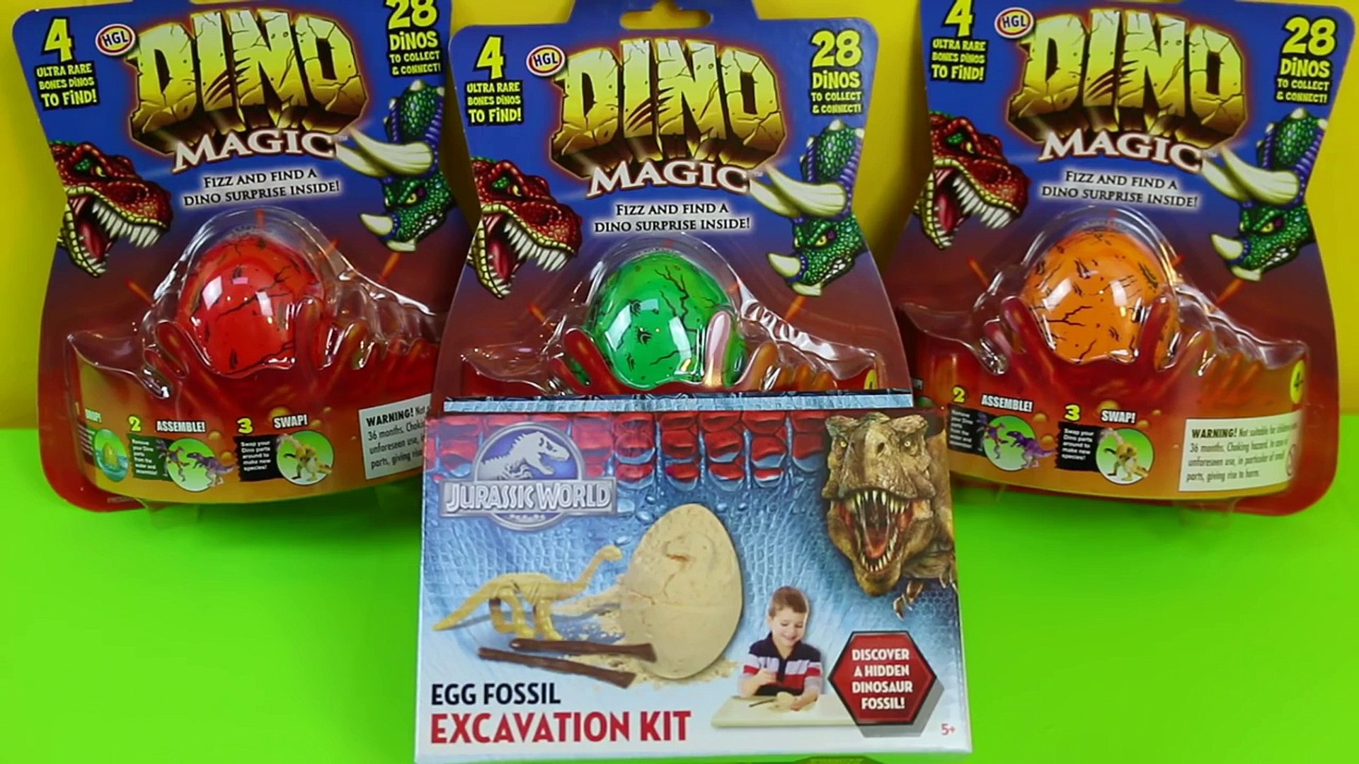 fizzing dinosaur surprise eggs