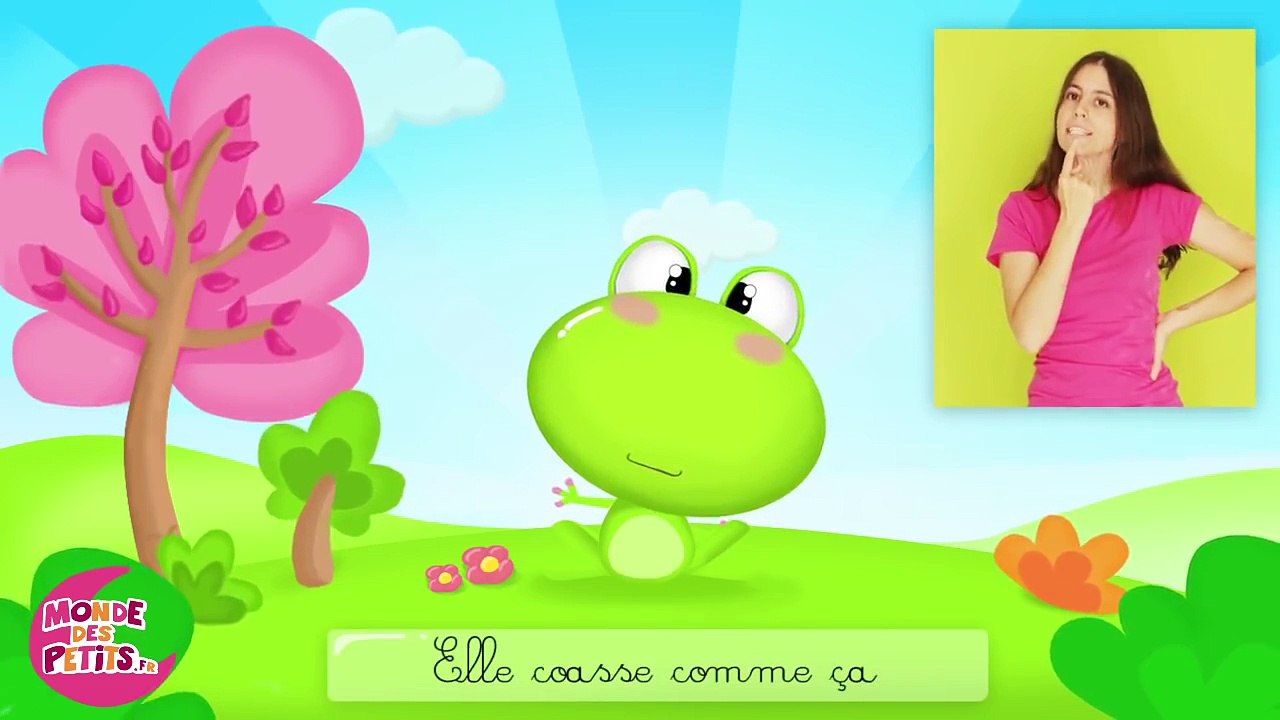 Comptinette de la grenouille - comptine à gestes