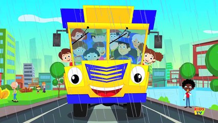 Wheels On The Bus Go Round And Round | Nursery Rhyme And Kids Songs For Children | Kids TV
