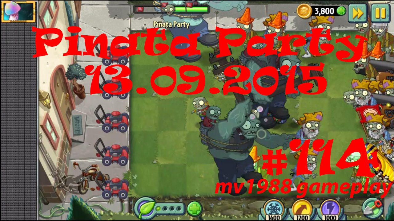 Plants Vs. Zombies 2 - Pinata Party 015 Gameplay HD (part #114)