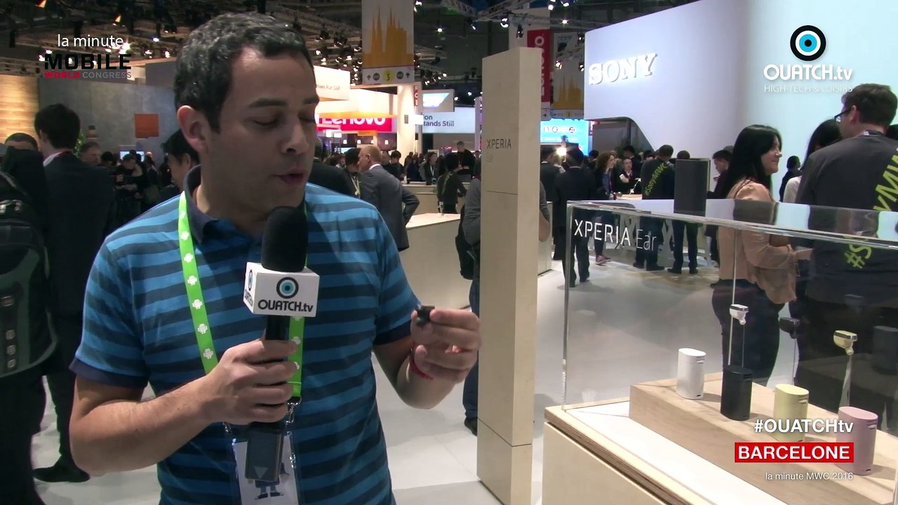 la minute MWC S03E08 : Sony Xperia Ear : l'oreillette à mi-chemin entre Siri et Jiminy Cricket