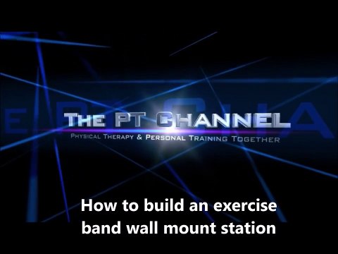 How to Build an Exercise Band Wall Mount Station For Cheap