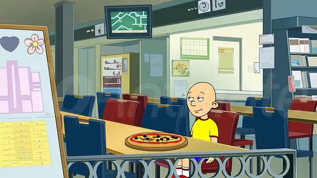 Caillou goes to Chuck E Cheeses while grounded