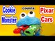 Counting Pixar Cars Race Cars with Cookie Monster Count n'Crunch