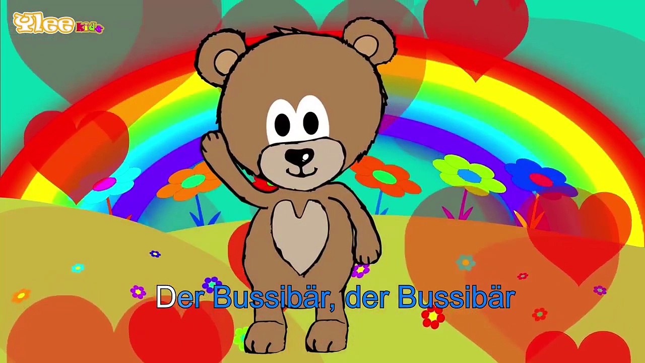 Bussibär Sing mit (Karaoke Version) mit Text am Bildschirm