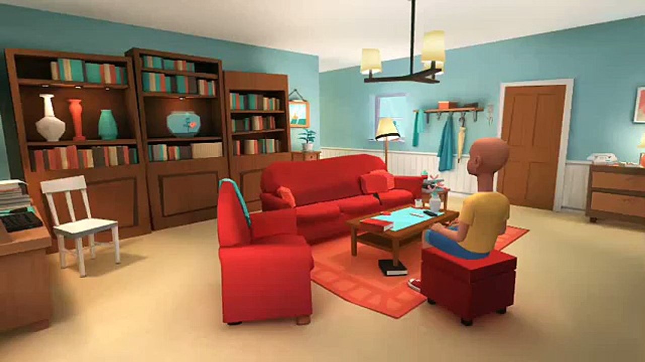 Caillou robs the bank and gets grounded: Reuploaded (Plotagon) +18