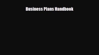 [PDF] Business Plans Handbook Download Online