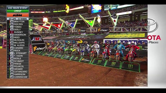 2016 Monster Energy Supercross In Atlanta, GA.: 450 Main Event....