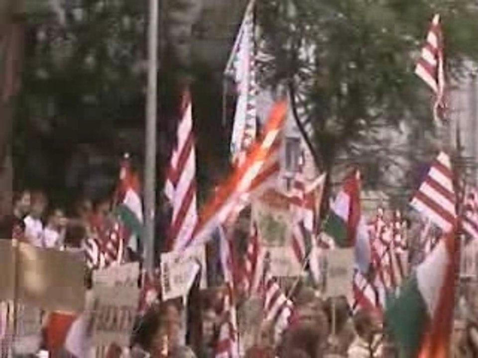 Budapest : Manif anti Trianon