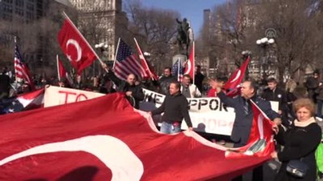 New York'ta Şehidine Sahip Çık Mitingi