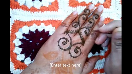 Popular Dubai Style Gulf Henna Mehndi Design Tutorial